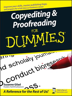 cover image of Copyediting & Proofreading For Dummies